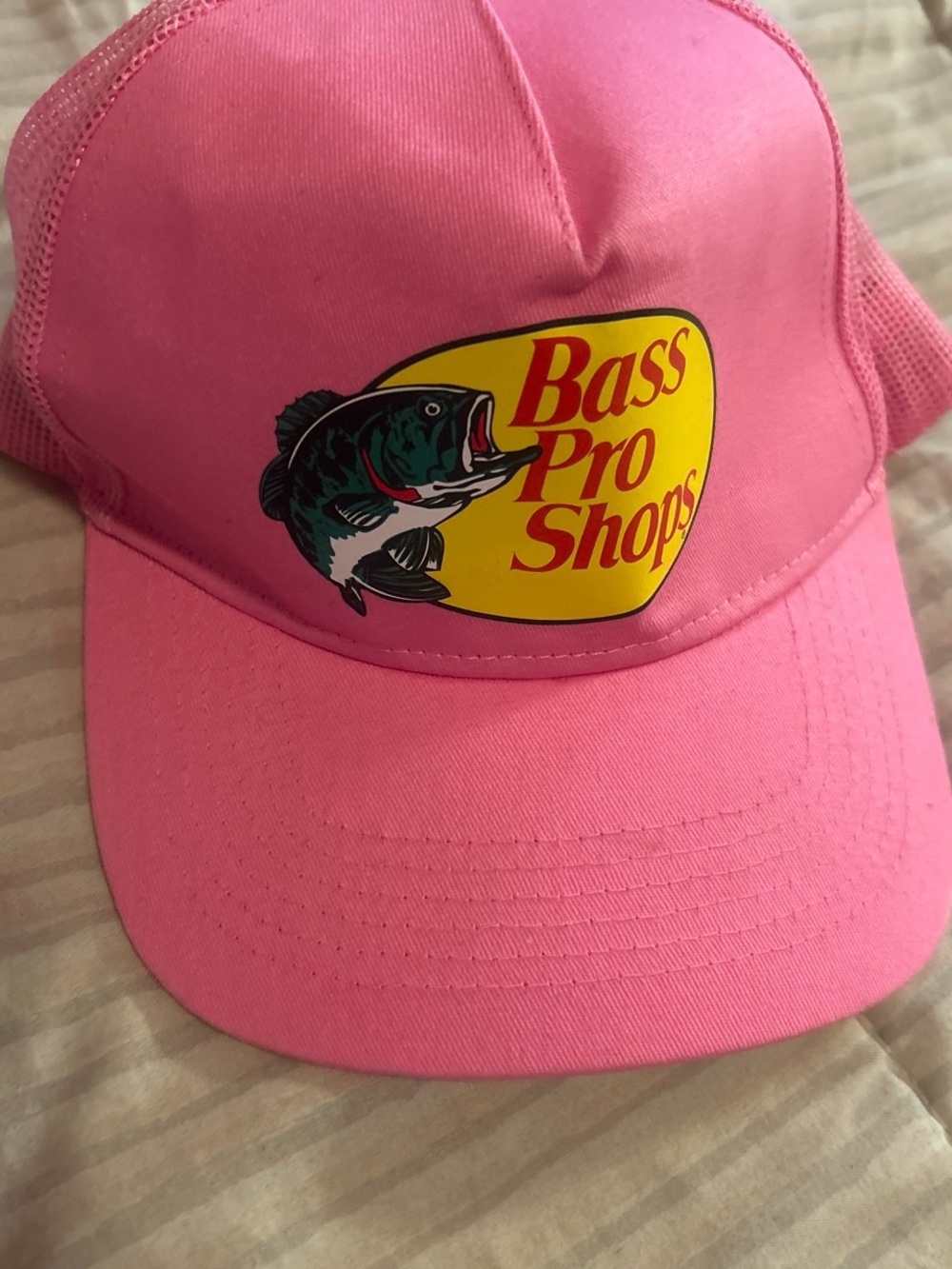 Bass Pro Shops Pink Logo Trucker Hat